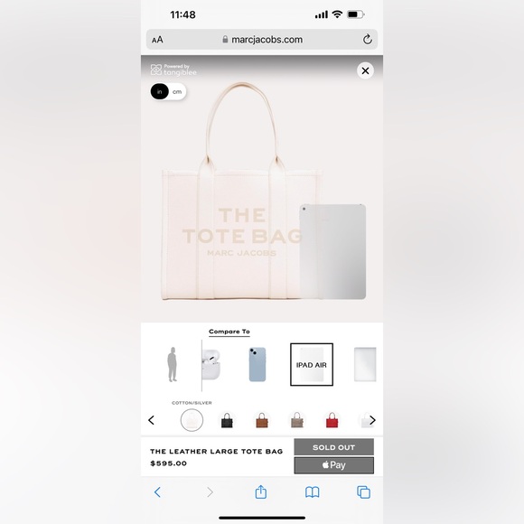 The tote bag Marc Jacobs - Picture 8 of 9